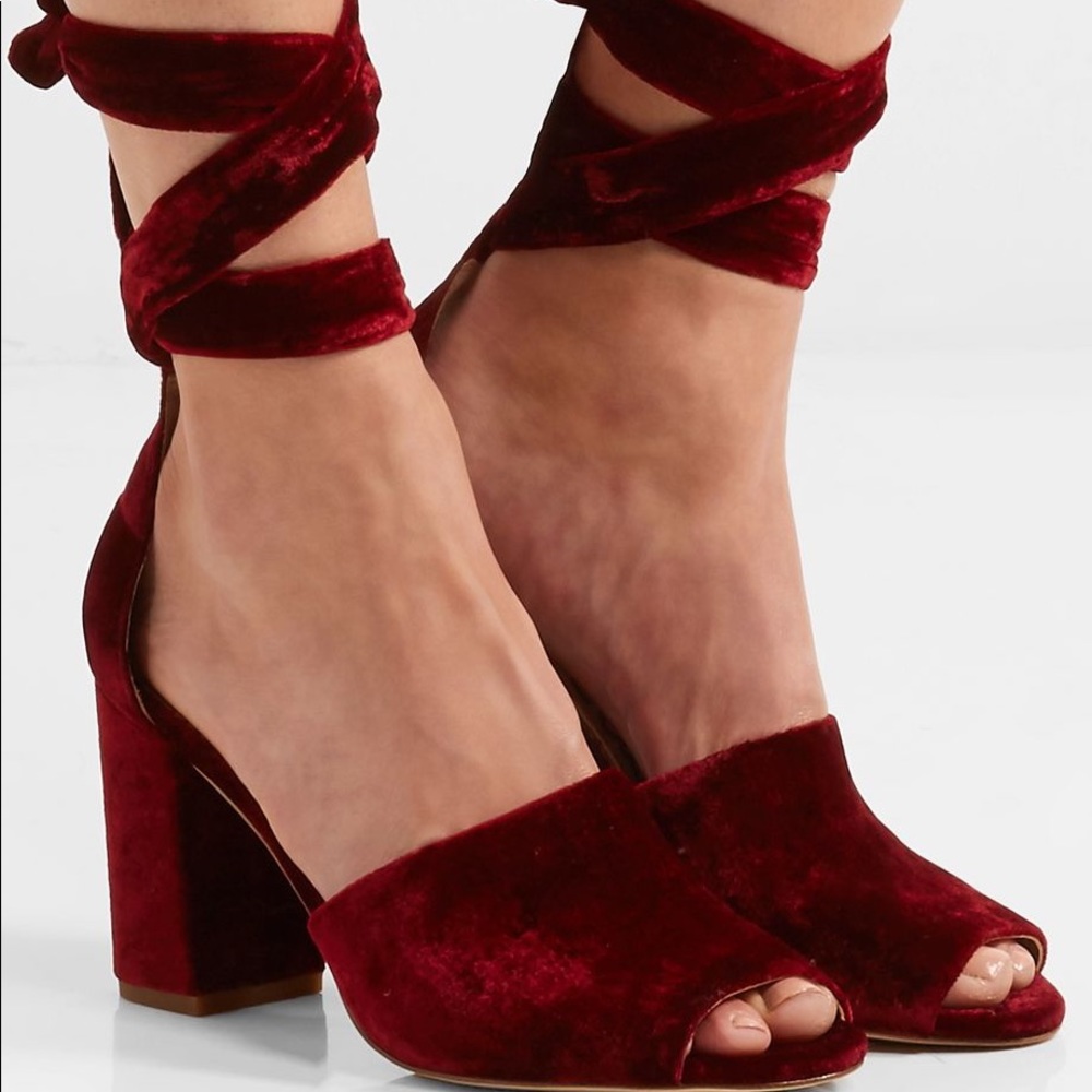 SAM EDELMAN Odele velvet sandals NEW!